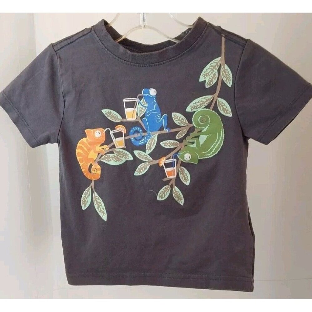 Tommy Bahamas Kids T-shirt 24 month Grey color made in India Cotton and spandex